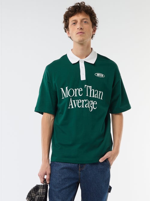 Rugbypolo met korte mouwen - Kiabi