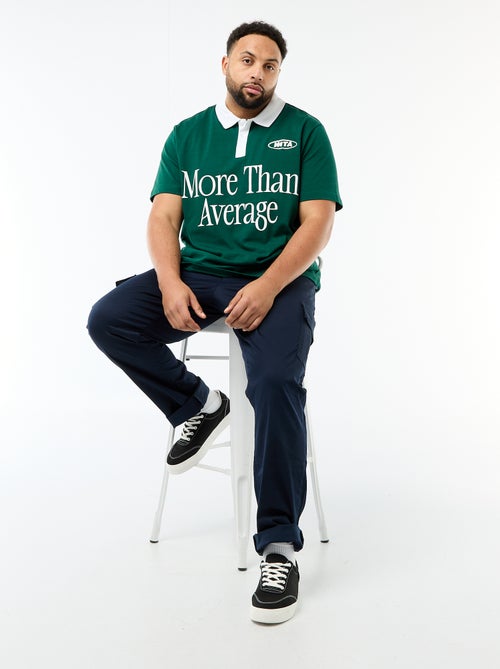 Rugbypolo met korte mouwen - Kiabi