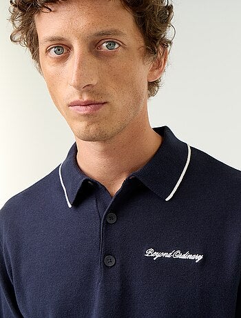 Rugbypolo met lange mouwen