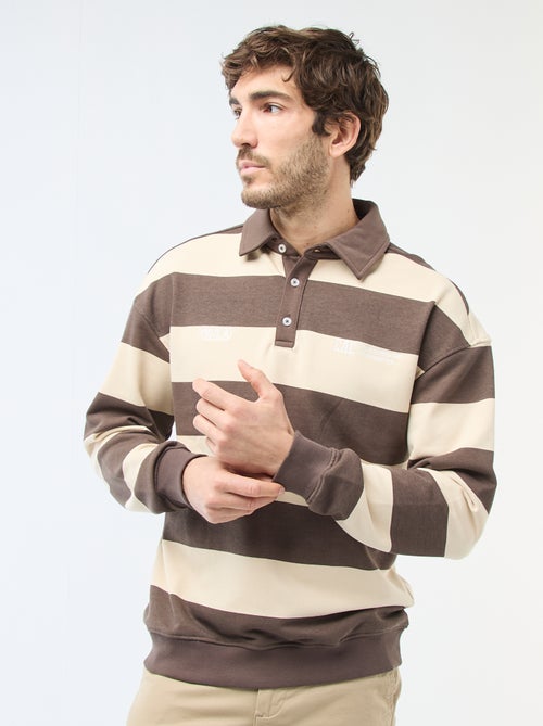 Rugbypolo met lange mouwen - Kiabi