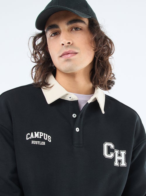 Rugbypolo met lange mouwen - Kiabi