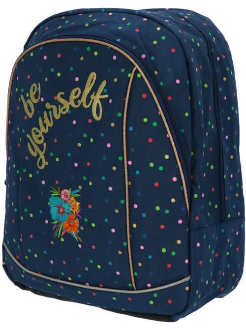 Rugzak 2 vakken Ettavee Be Yourself 42 cm - Kiabi Rugzak 2 vakken Ettavee Be Yourself 42 cm - Kiabi
