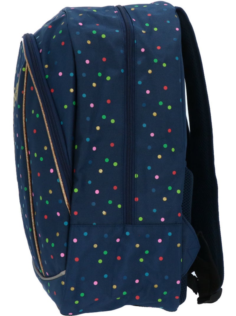 Rugzak 2 vakken Ettavee Be Yourself 42 cm Blauw Multikleur - Kiabi