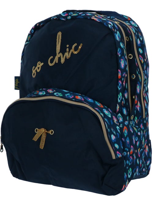 Rugzak 42 cm So Chic 2 vakken met ritssluiting - Kiabi Rugzak 42 cm So Chic 2 vakken met ritssluiting - Kiabi