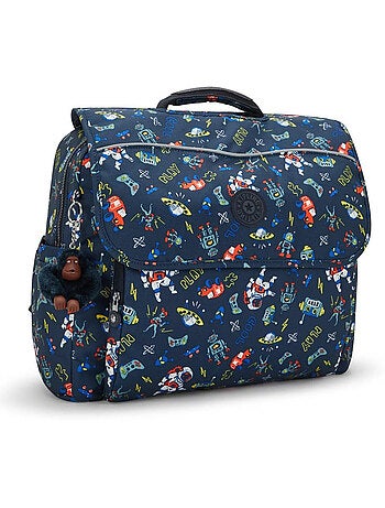 Rugzak basisschool bedrukt eenhoorn polyester Kipling