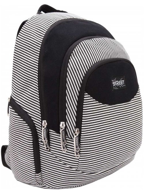 Rugzak CMP Street canvas rayée horizontale 46 cm – 2 vakken CMP - Kiabi