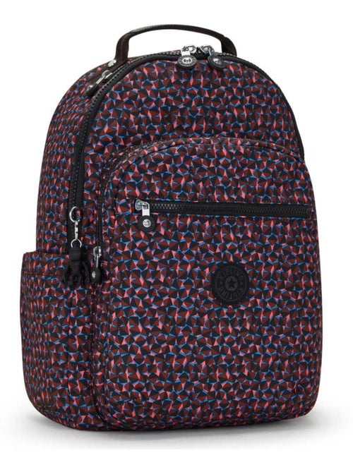Rugzak computer Kipling Seoul Happy Squares 15 inch 27 L waterproof - Kiabi Rugzak computer Kipling Seoul Happy Squares 15 inch 27 L waterproof - Kiabi