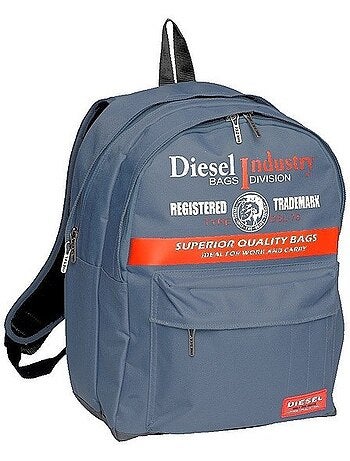 Rugzak Diesel grijs 45 cm - 2 vakken Hoogwaardig
