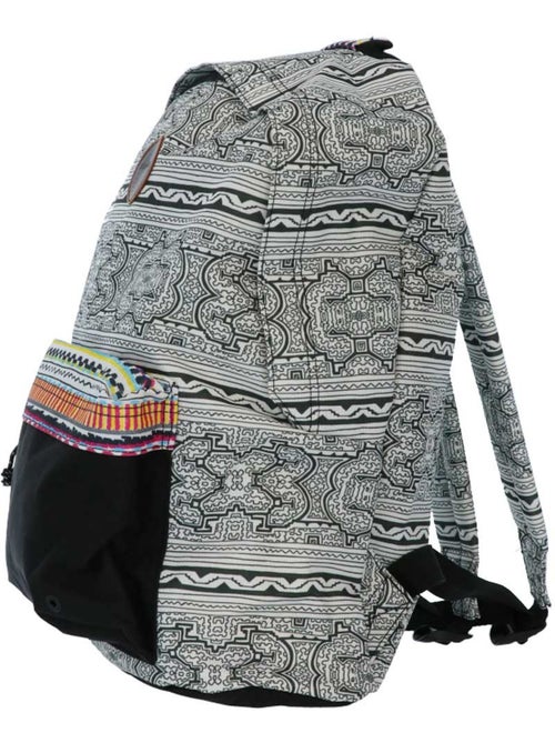 Rugzak Dome 42 cm Rip Curl grafisch motief tribal zwart - Kiabi