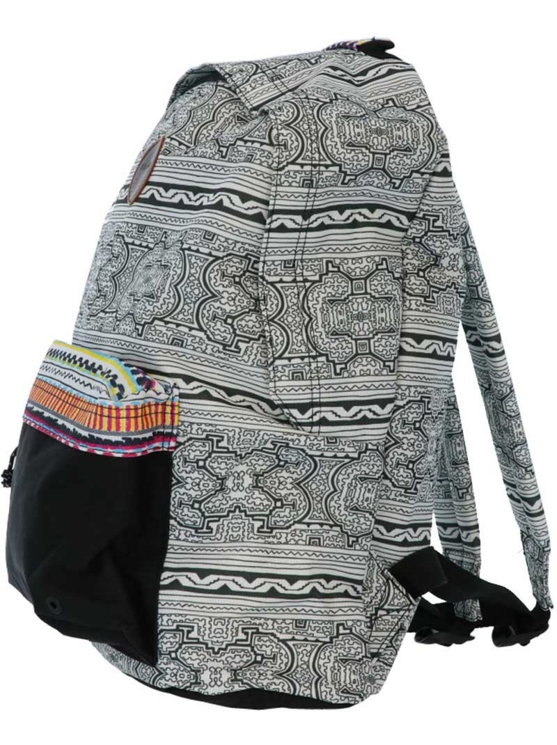 Rugzak Dome 42 cm Rip Curl grafisch motief tribal zwart Wit Zwart Grijs - Kiabi