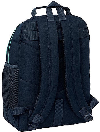 Rugzak dubbel Real Madrid polyester 2 vakken 42 x 32 x 15 cm