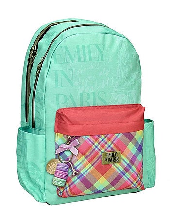 Rugzak Emily in Paris CMP polyester bedrukt met charms