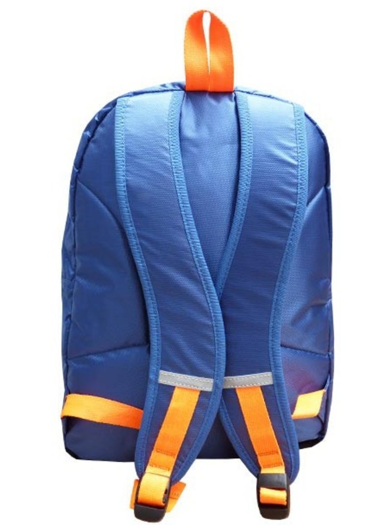 Rugzak gewatteerd nylon LOVE PINK 43 cm Blauw Oranje - Kiabi