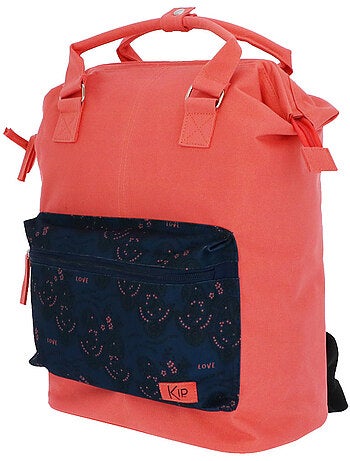 Rugzak Kip Love en canvas déperlante 40 cm