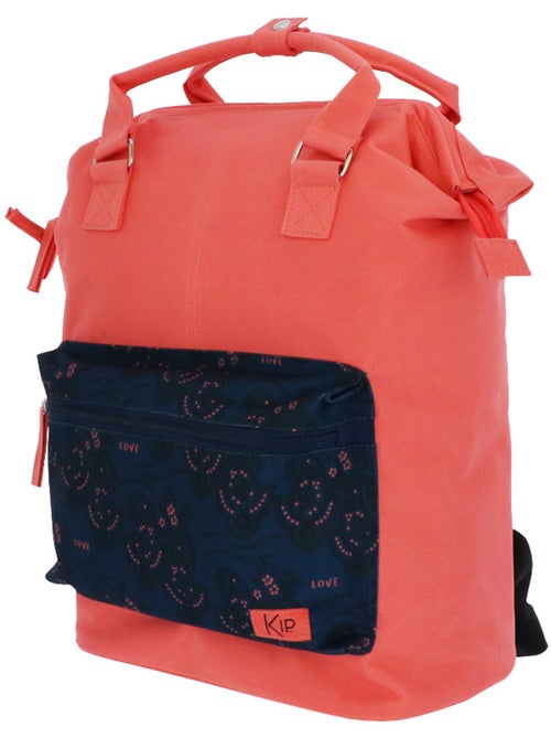 Rugzak Kip Love en canvas déperlante 40 cm - Kiabi Rugzak Kip Love en canvas déperlante 40 cm - Kiabi