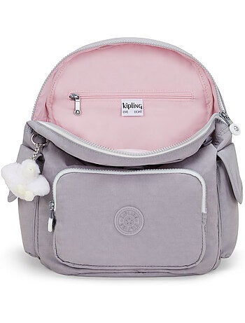 Rugzak City Pack S waterdicht 13 L Kipling met apen-sleutelhanger