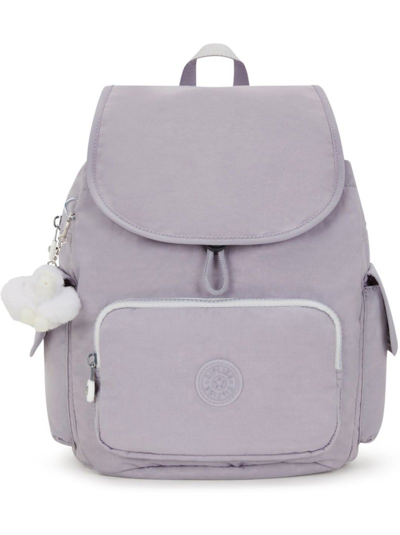 Rugzak Kipling City Pack S 33 cm 13 L waterdicht met aap Grijs - Kiabi
