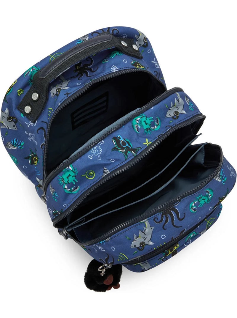 Rugzak Kipling Class Room 43 cm Undersea Party met vak 15 Multicolor - Kiabi