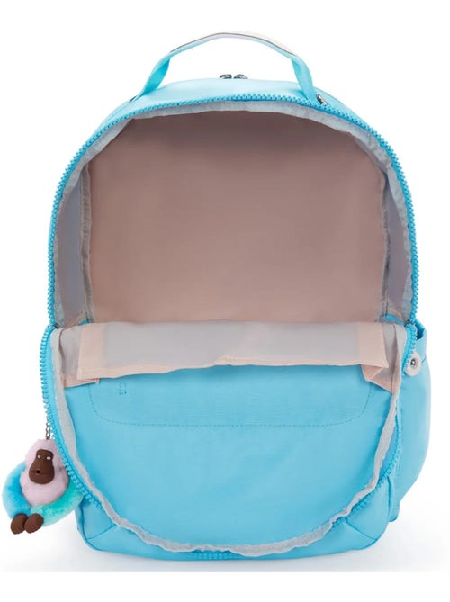 Rugzak Kipling Seoul College Extra Blue 44 cm - Vak voor computer - Kiabi Rugzak Kipling Seoul College Extra Blue 44 cm - Vak voor computer - Kiabi