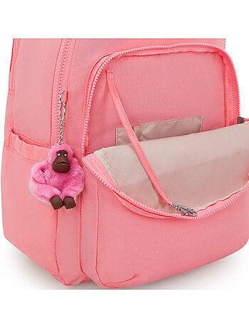 Rugzak Kipling Seoul College Extra Coral 44 cm - Vak voor computer