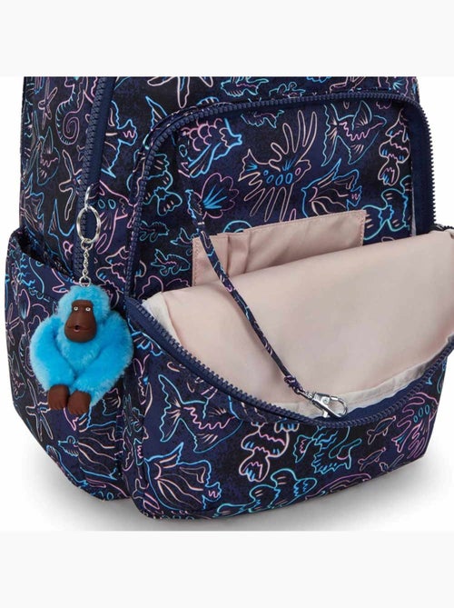Rugzak Kipling Seoul College Extra Disco Fish 44 cm - Vak voor computer - Kiabi Rugzak Kipling Seoul College Extra Disco Fish 44 cm - Vak voor computer - Kiabi