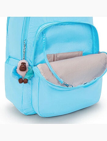 Rugzak Kipling Seoul Lap Sea Blue 44 cm - met vak voor computer