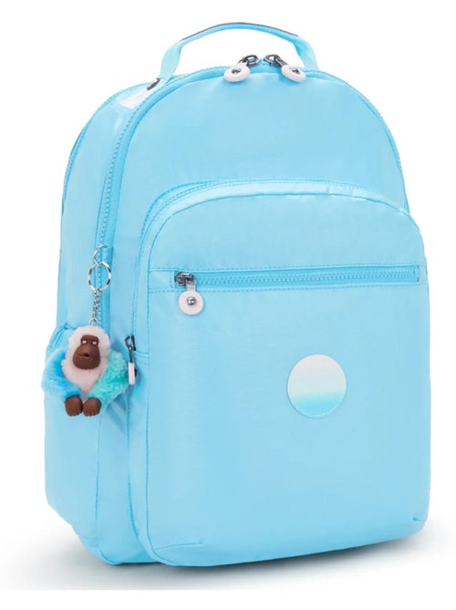 Rugzak Kipling Seoul Lap Sea Blue 44 cm - met vak voor computer - Kiabi Rugzak Kipling Seoul Lap Sea Blue 44 cm - met vak voor computer - Kiabi