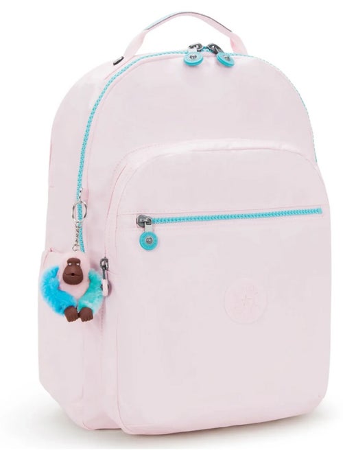 Rugzak Kipling Seoul Lap Sea Pink 44 cm - met vak voor computer - Kiabi Rugzak Kipling Seoul Lap Sea Pink 44 cm - met vak voor computer - Kiabi