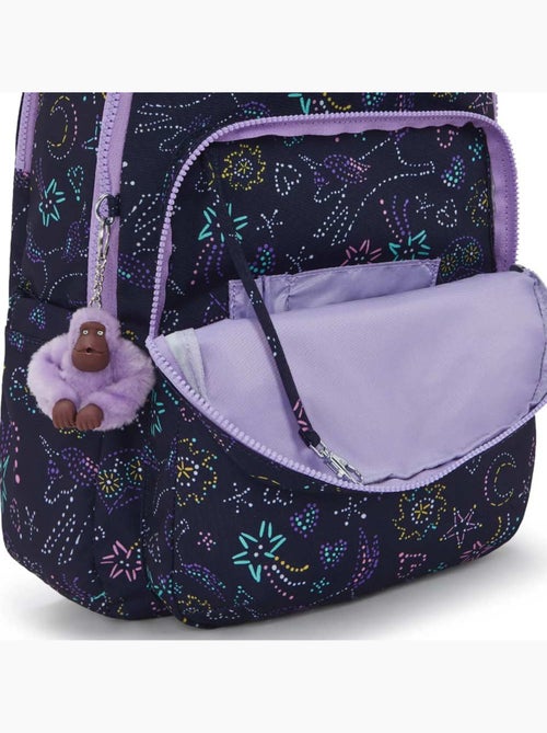 Rugzak Kipling SEOUL LAP Unicorn Star met vak voor computer 44 cm - Kiabi Rugzak Kipling SEOUL LAP Unicorn Star met vak voor computer 44 cm - Kiabi