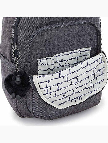 Rugzak Kipling Seoul S Active Denim 35 Cm - met vak protectrice voor tablet