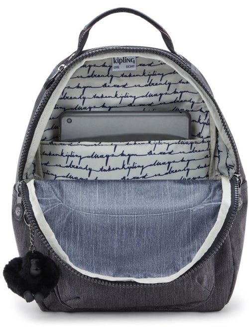 Rugzak Kipling Seoul S Active Denim 35 Cm - met vak protectrice voor tablet - Kiabi Rugzak Kipling Seoul S Active Denim 35 Cm - met vak protectrice voor tablet - Kiabi