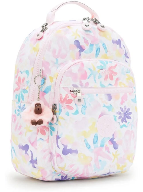 Rugzak Kipling Seoul S Aqua Sea 35 cm - met vak voor tablet - Kiabi
