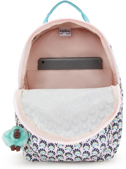 Rugzak Kipling Seoul S Coquillages 35 cm - met vak voor tablet - Kiabi Rugzak Kipling Seoul S Coquillages 35 cm - met vak voor tablet - Kiabi