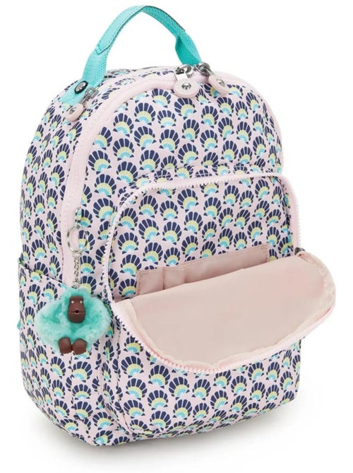 Rugzak Kipling Seoul S Coquillages 35 cm - met vak voor tablet - Kiabi Rugzak Kipling Seoul S Coquillages 35 cm - met vak voor tablet - Kiabi