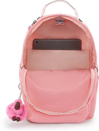 Rugzak Kipling Seoul S Coral Sea 35 cm - met vak protectrice voor tablet