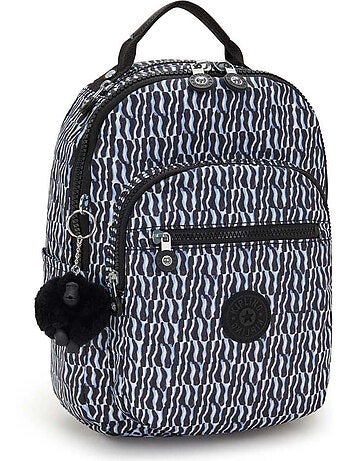 Rugzak Kipling Seoul S Holiday Waves 35 cm - met vak protectrice voor tablet