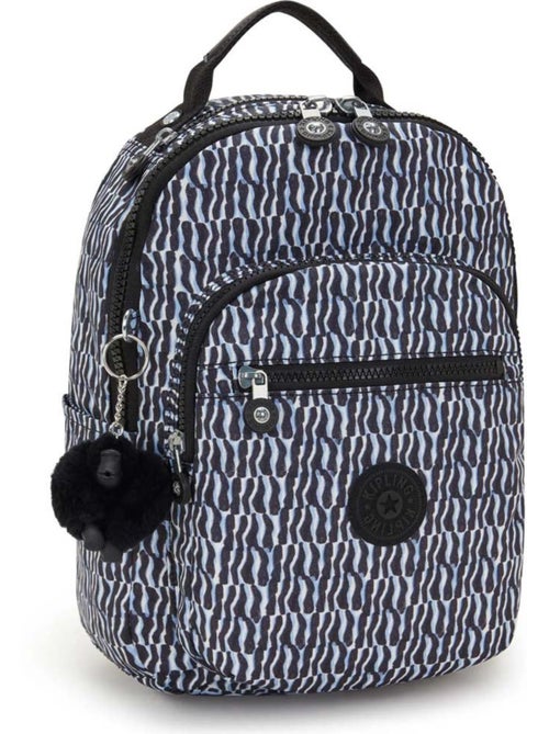 Rugzak Kipling Seoul S Holiday Waves 35 cm - met vak protectrice voor tablet - Kiabi