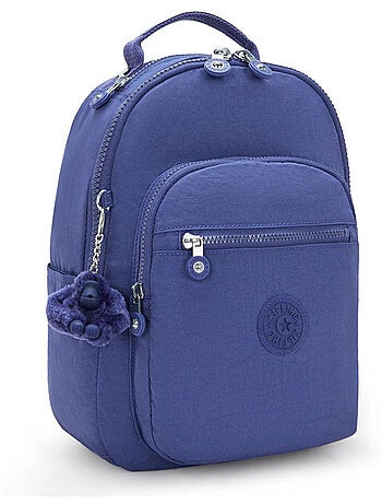 Rugzak Kipling Seoul S Ocean blue 35 cm - met vak protectrice voor tablet