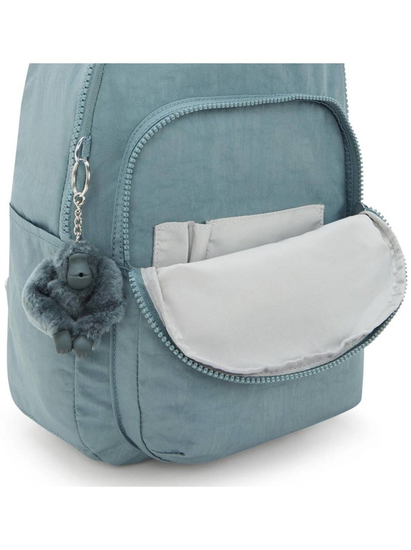 Rugzak Kipling Seoul S Relaxed Grey 35 cm - met vak protectrice voor tablet Grijs - Kiabi