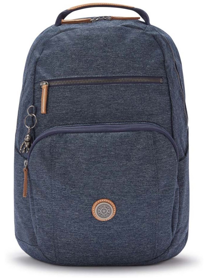 Rugzak Kipling Troy 23 L met laptopvak 15 inch Blauw - Kiabi