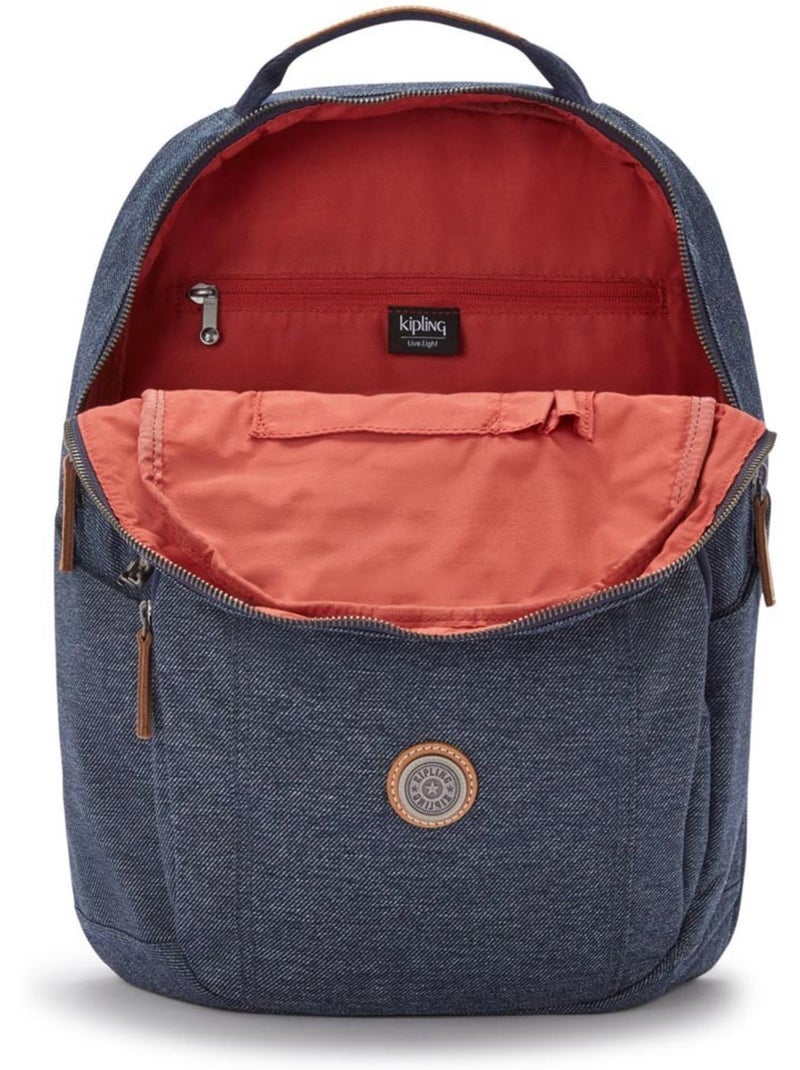 Rugzak Kipling Troy 23 L met laptopvak 15 inch Blauw - Kiabi
