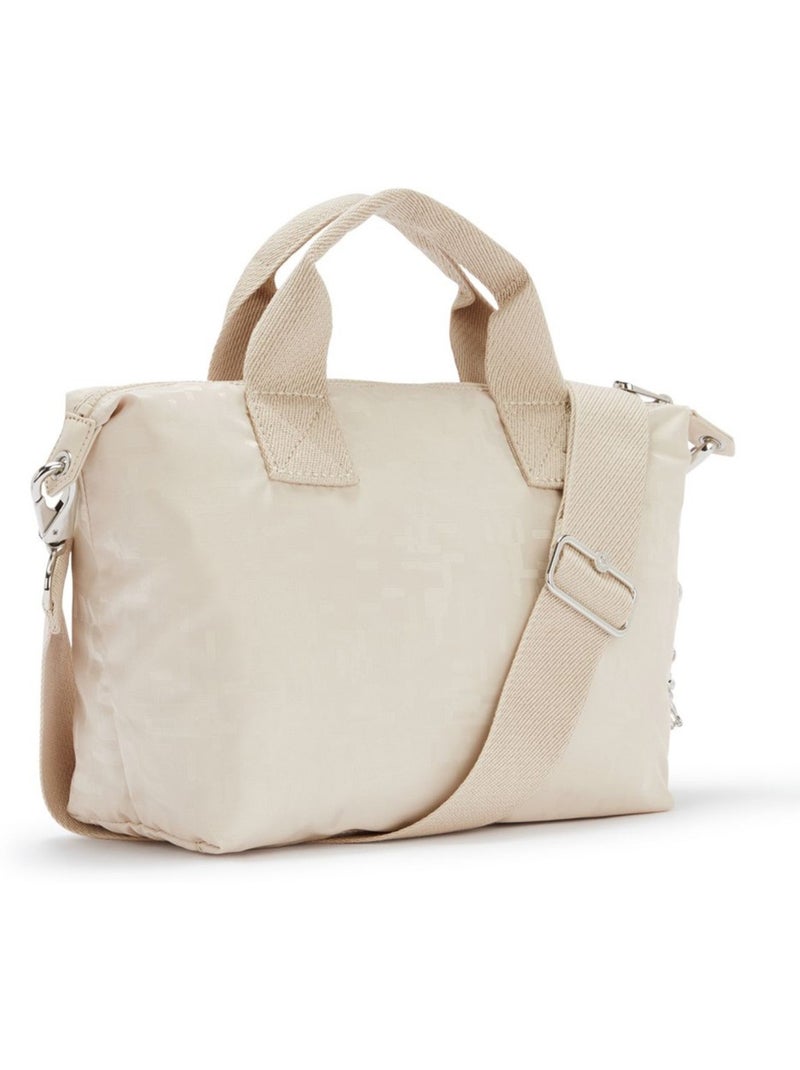 Rugzak – Klein KALA MINI – 37 cm – Kipling Wit Beige - Kiabi