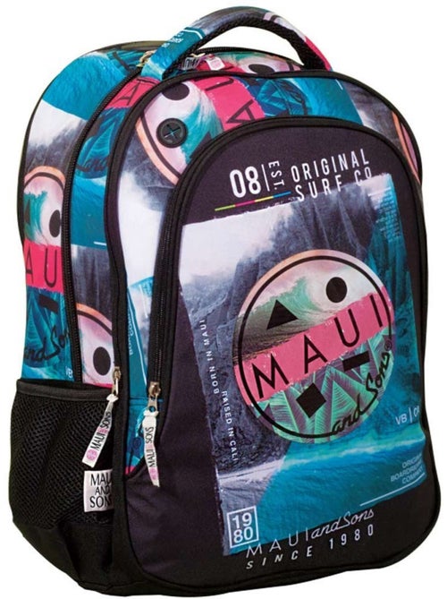 Rugzak Maui & Sons tropisch 48 cm – 2 vakken met ritssluiting Maui & Sons - Kiabi Rugzak Maui & Sons tropisch 48 cm – 2 vakken met ritssluiting Maui & Sons - Kiabi