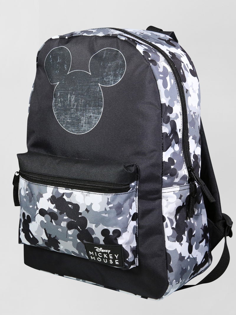 Rugzak met camouflageprint 'Mickey' ZWART - Kiabi