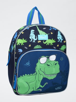 Rugzak met dinomotiefje