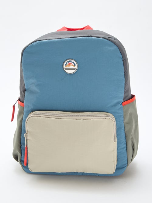 Rugzak met kleurvlakken - Kiabi