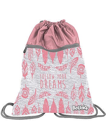 Rugzak met koord van sport 45 cm BeUniq – FOLLOW YOUR DREAMS