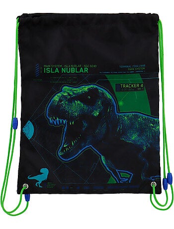 Rugzak met koorden 'Jurassic World' 40 x 32 cm –