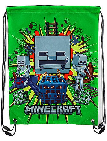 Rugzak met koorden 'Minecraft' Skeleton – MINECRAFT – 42 x 31 cm