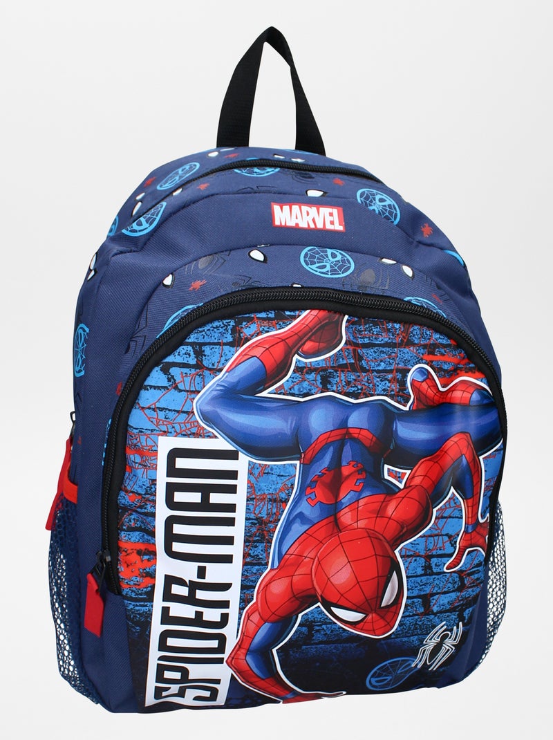 Rugzak met 'Spider-Man'-print BLAUW - Kiabi